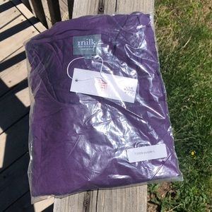 Nursing top long sleeve asymmetrical size large